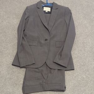 Banana Republic Gray Women's Blazer Suit